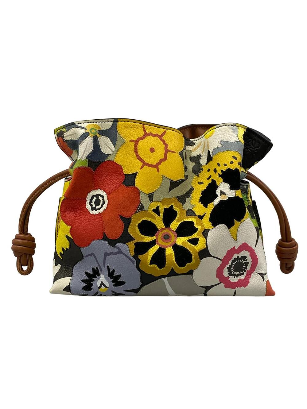Loewe Flamenco Clutch Mini Black Yellow #293753L21B